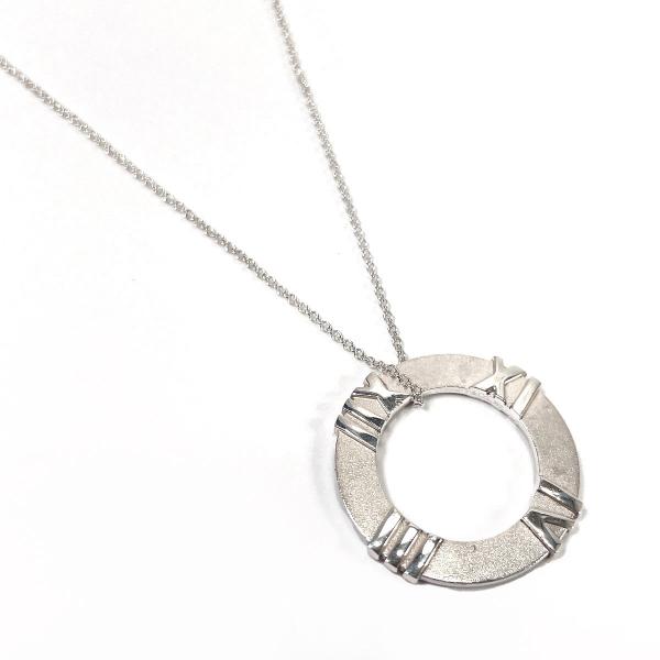 未使用に近い ティファニー ネックレス アトラスサークル シルバー925 未使用に近い ティファニー ネックレス アトラスサークル シルバー925