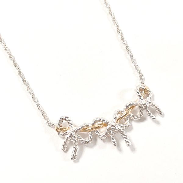 TIFFANY&Co. ティファニー ネックレス トリプルリボン シルバー TIFFANY&Co. ティファニー ネックレス トリプルリボン シルバー