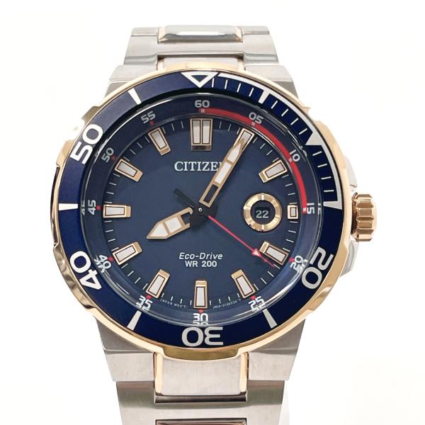 CITIZEN シチズン 腕時計 aw1424-62l エコドライブ ステンレススチール 