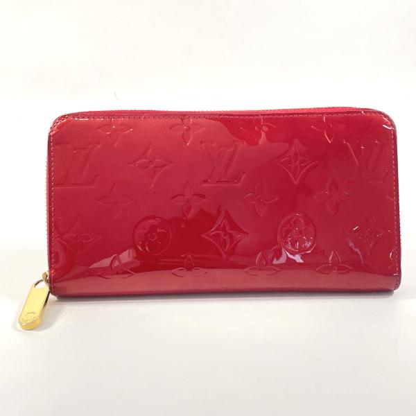 ヴィトン モノグラム ヴェルニ ジッピーウォレット スリーズ 赤 M91732 LOUIS VUITTON（ルイ・ヴィトン） OUIS VUITTON 長財布 M91732