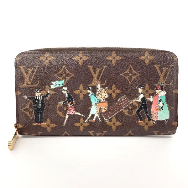 ゆかり ルイヴィトン モノグラム V ジッピーウォレット M60936 LOUIS VUITTON（ルイ・ヴィトン） 財布 長財布/ジッピー・ウォレット
