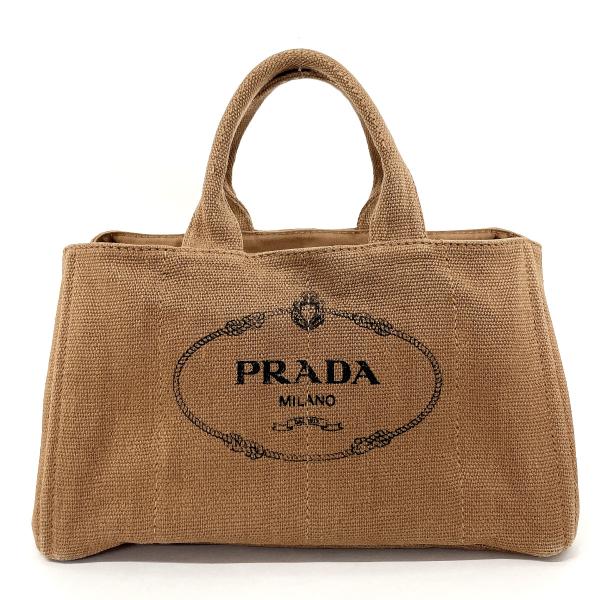 PRADA（プラダ） トートバッグ B1872B カナパ L キャンバス ブラウン