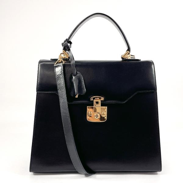 GUCCI ハンドバッグ GUCCI（グッチ） ハンドバッグ 000/256/0192 レザー ブラック オールド