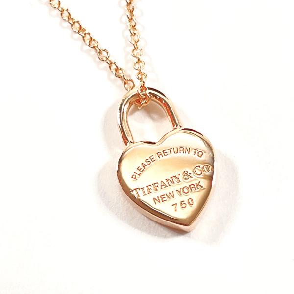 ティファニー リターントゥ ハートネックレス ルベドメタル ピンクゴールドカラー ティファニー リターントゥ ハートネックレス ルベドメタル ピンク