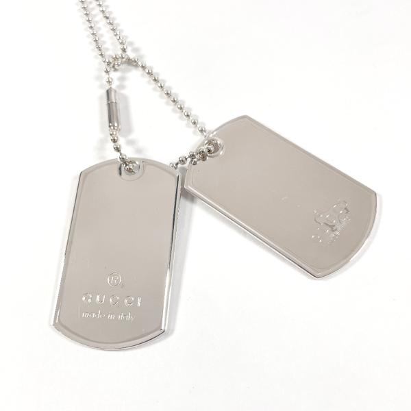 GUCCI（グッチ） ネックレス ドッグタグ ダブルプレート ボール