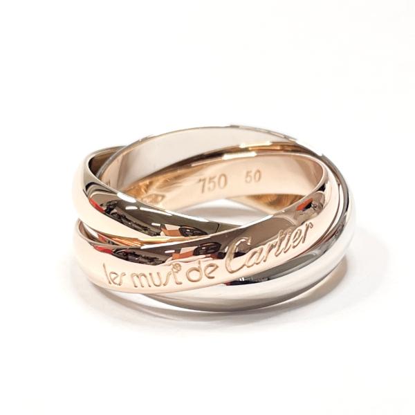 美品　Cartier トリニティリング クラシック　50 (10号) MM Cartier 10号 カルティエ CARTIER リング・指輪 トリニティリング MM
