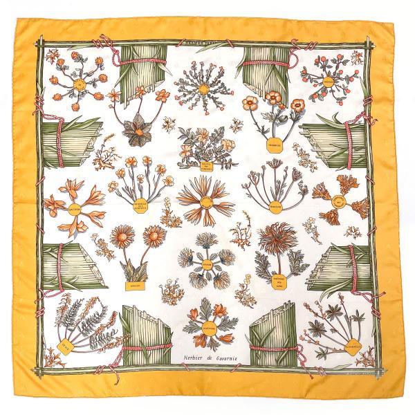 HERMES（エルメス） スカーフ カレ 90 大判スカーフ 正方形 Herbier de
