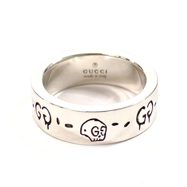 【8号】GUCCI グッチ GG ゴーストリング 指輪 925 シルバー リング グッチ 指輪 メンズ 正規品 GUCCI リング 指輪 グッチ ゴースト