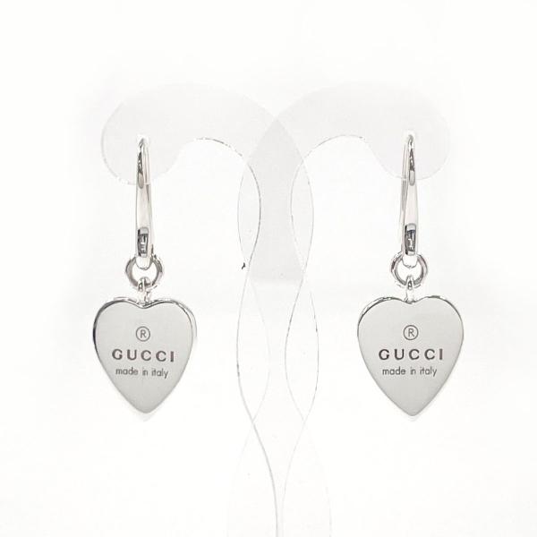 GUCCI（グッチ） ピアス トレードマーク ハート ロゴ シルバー925