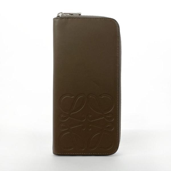 LOEWE ロエベ 長財布 ラウンドファスナー アナグラム 型押しロゴ LOEWE ロエベ 長財布 ラウンドファスナー アナグラム 型押しロゴ