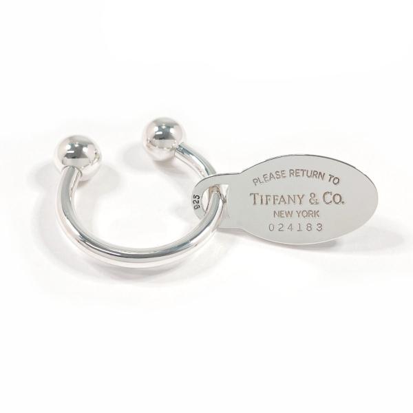 TIFFANY&Co.（ティファニー） キーホルダー オーバル タグ キーリング