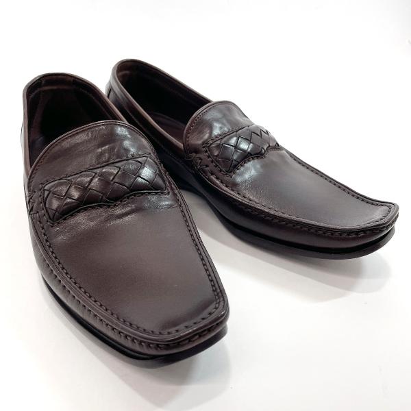 ボッテガヴェネタ BOTTEGAVENETA ローファー イントレチャート レザー