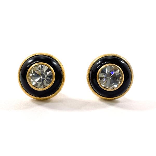 CHANEL（シャネル） イヤリング GP/ラインストーン ゴールド 93 A 1993