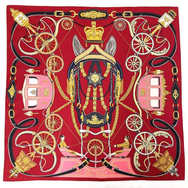 HERMES 未使用品 エルメス スカーフ カレ 90 ステイトリー HERMES 未使用品 エルメス スカーフ カレ 90 ステイトリー