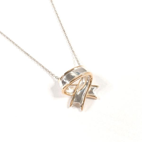 TIFFANY&Co.（ティファニー） ネックレス リボン シルバー925/K18