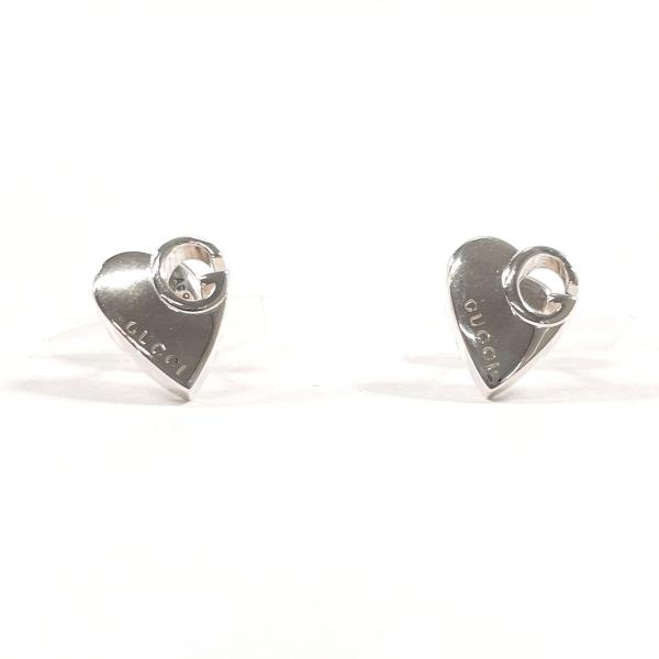 GUCCI（グッチ） ピアス ハート Gロゴ シルバー925 アクセサリー 新品