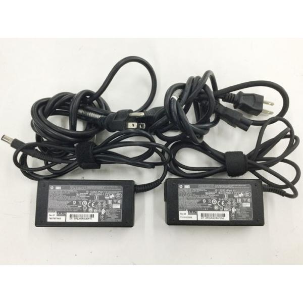 2個セット HP純正 65W TPC-LA58 ACアダプター 電源ケーブル 中古