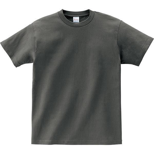 トムス 5.6オンス CVT ヘビーウェイトTシャツ チャコール 120 00085