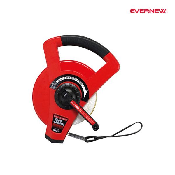 巻き取るスピード4倍速・サイズ＝長さ30.4cm×幅22cm×厚さ4.5cm・1個・自重＝590g・材質＝ケース：ABS樹脂、テープ：グラスファイバー・テープサイズ＝幅12mm×厚さ0.48mm（両面目盛付）・巻取り4倍速・日本製