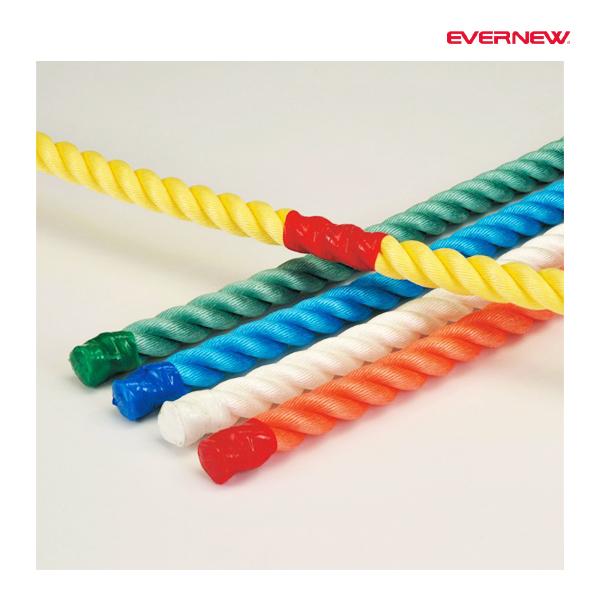 棒引競技にも最適！サイズ=直径30mm×長さ3m ［ 自重=1.4kg ／本 ］・材質=ポリプロピレン ・白・赤・青・黄・緑の各色１本計5本１組・両端ヒートカットの後テープで覆い止め ・末端のテープはロープと同色 ・白・黄ロープのセンターマ...