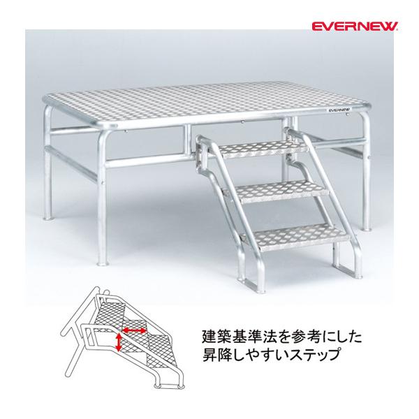 サイズ=長さ180cm×幅120cm×高さ80cm ［ 自重=66.6kg ］・材質=アルミ ・耐腐性に優れたオールアルミ製 ・日本製・ステップが台の下に収納可能大きな踏面、調度良い蹴上げ高さに設計。降りる時の恐怖感が軽減されます。昇降しや...