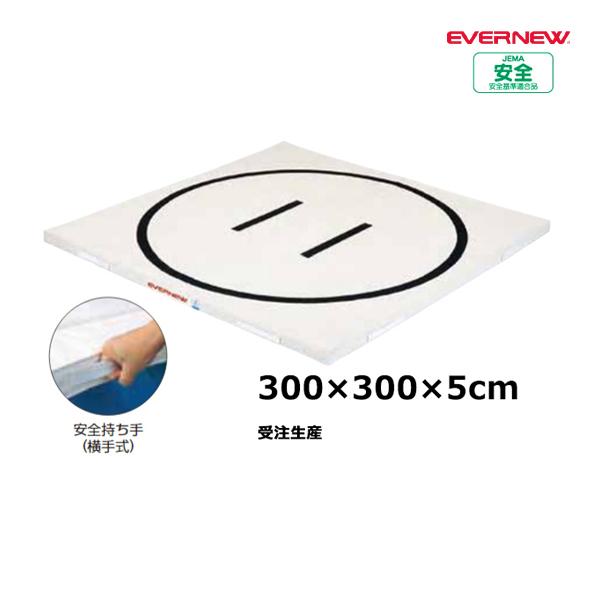 １枚で不特定多数が使うから安心の抗菌・防臭仕様サイズ=長さ300cm×幅300cm×厚さ5cm自重=45.5kg材質=外被：9号帆布/中身：合成スポンジ円内径280ｃｍ日本教材備品協会安全基準適合品抗菌・防臭加工日本製