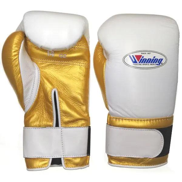 Winning ウィニング　14oz ボクシンググローブ MS-500B 14オンス MS-500B-WHTGLD2 ウイニング ボクシンググローブ