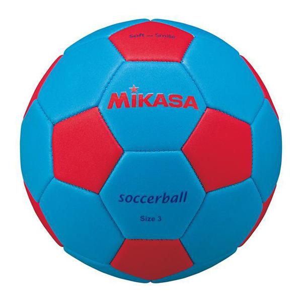 ミカサ お取り寄せ スマイルサッカーボール 3号 マシーン縫い ネーム可 サックスブルー 赤 Stpef3 Sblr 21new Stpef3 Sblr Jpnスポーツ 通販 Yahoo ショッピング