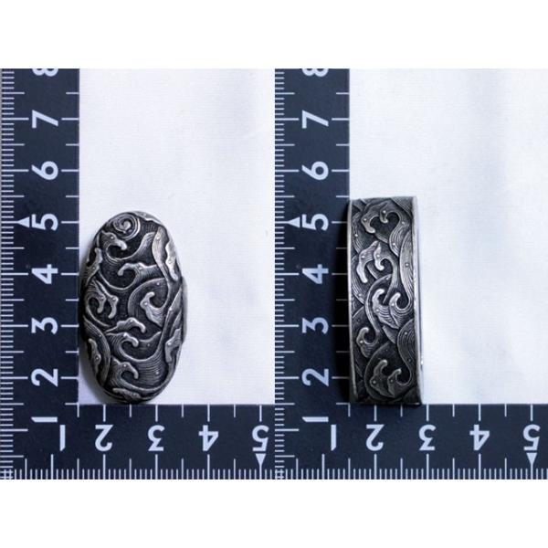 刀装具縁頭、おもちゃとは違います。真剣刀装具としても使えます。