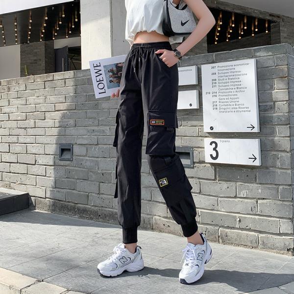 オックスフォードブルー ワイドパンツ カーゴ メンズ レディース ダンス ヒップホップ ストリート XL 通販 オーバーサイズ カジュアル カーゴパンツ ワイド パンツ 黒 XL