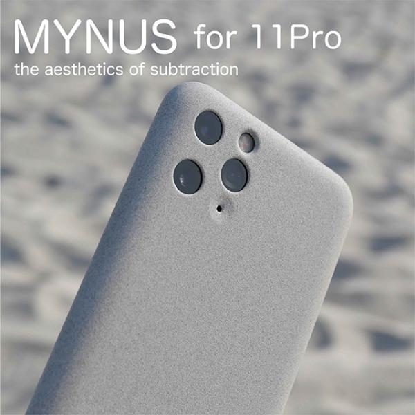 iPhone 11 Pro ケース スマホケース MYNUS サンドグレー CASE シンプル