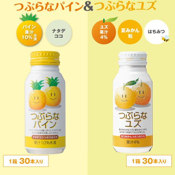 つぶらなパイン＆つぶらなユズ