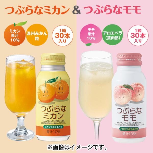 つぶらなミカン＆つぶらなモモ