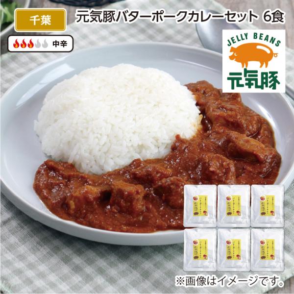 爆買 元気豚バターポークカレーセット　Ｂ（６食）