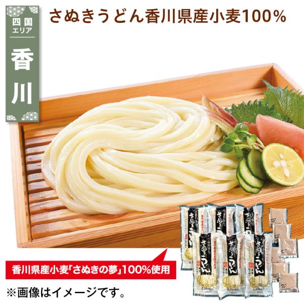 爆買 さぬきうどん香川県産小麦１００％ 送料込み