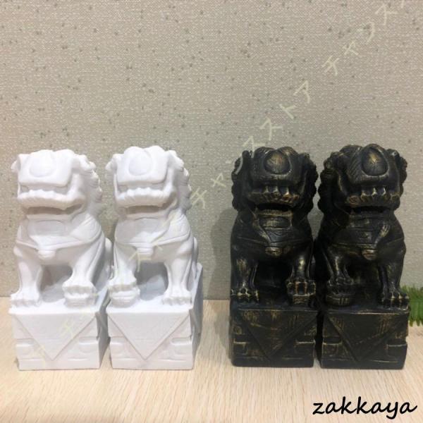 置物　邪気祓い　魔除け　狛犬　こま犬　大型 置物 邪気祓い 魔除け 狛犬 こま犬 大型の通販 by まるちゃん