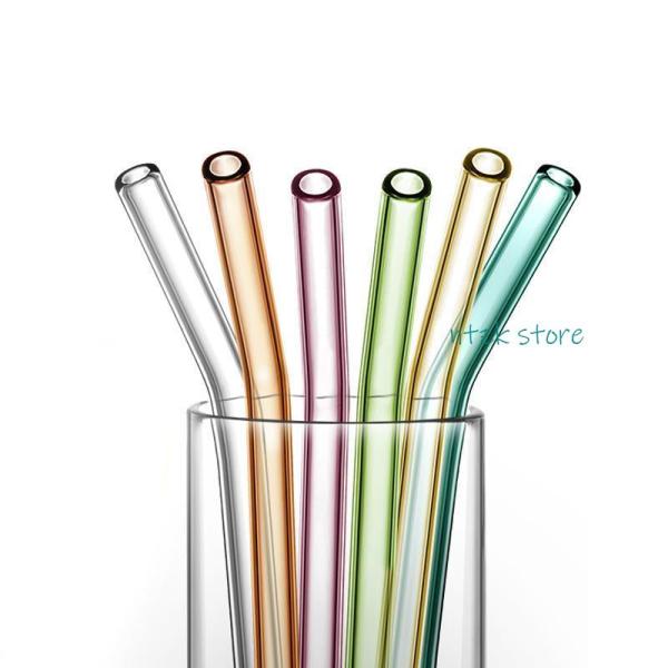 商品名:同色3本セット ストロー ガラス カーブ マイストロー ステンドグラス 耐熱 ガラス 来客用 普段使い 繰り返し 透明 おしゃれ                            商品説明:ガラスストロー 耐熱性 ガラス 雑貨 ...