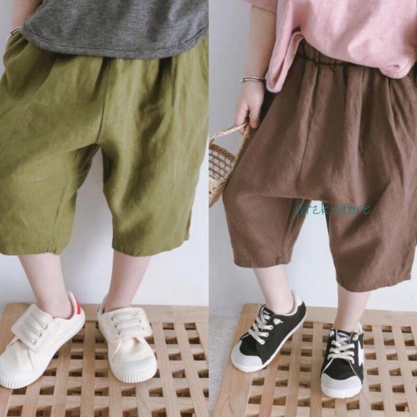 商品名:7分丈パンツ 子供服 キッズ ベビー 男の子 女の子 ハーフ ショートパンツ パンツ ボトムス                            商品説明:小学生子供 服 ショートパンツ                     ...