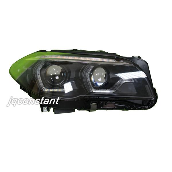 左右セット 2011-2013y BMW F10 F11 ファイバーLEDイカリングヘッド