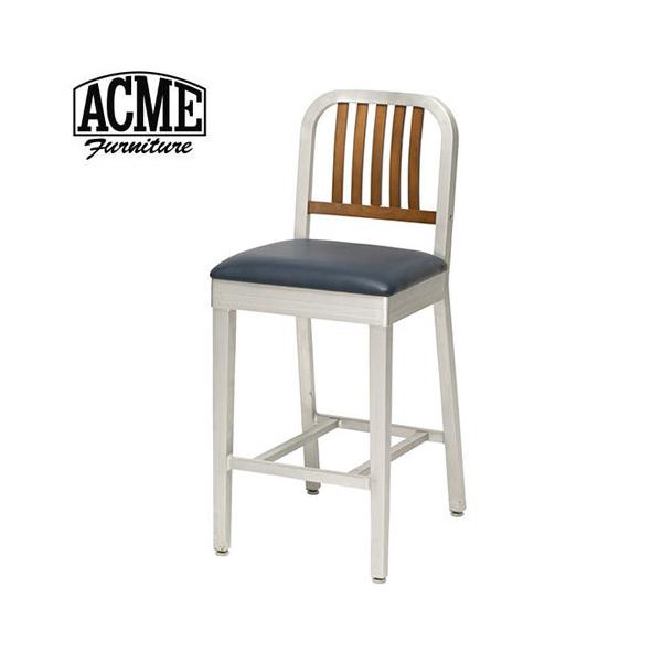ACME Furniture �A�N���t�@�j�`���[ SHORELINE HIGH CHAIR �V���A���C�� �n�C�`�F�A �l�C�r�[ �J�E���^�[�`�F�A �w������t�� �A���~�j�E���� ����s��