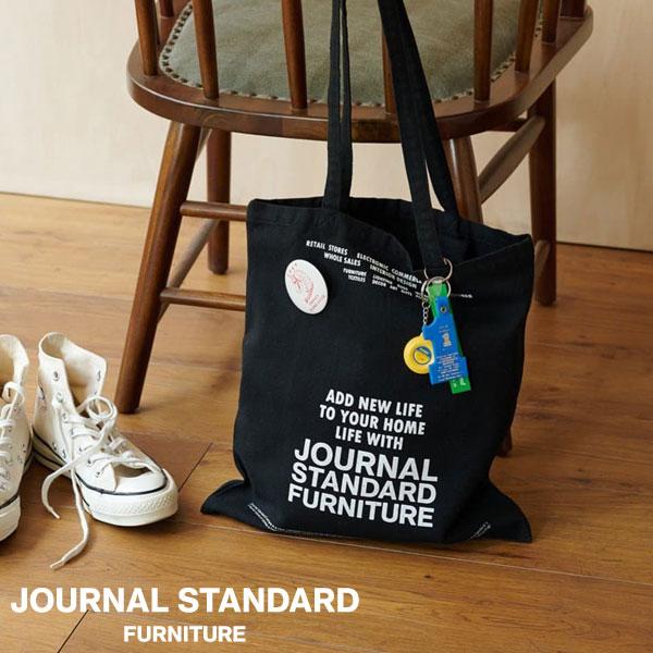 JOURNAL STANDARD FURNITURE ジャーナルスタンダードファニチャー JSF TOTE CANVAS BLACK ジャーナル キャンバス トートバッグ ブラック