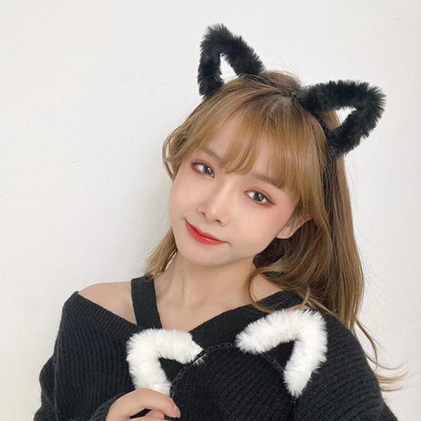 猫耳カチューシャ ハロウィン 仮装 コスプレ ふわふわ acc00019   ヤマト