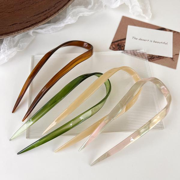かんざし べっ甲風 大きめ シンプル ヘアアクセサリー 髪留め 髪飾り 上品 エレガント 謝恩会 結婚式 パーティー お呼ばれ 普段使い レディース プレゼント