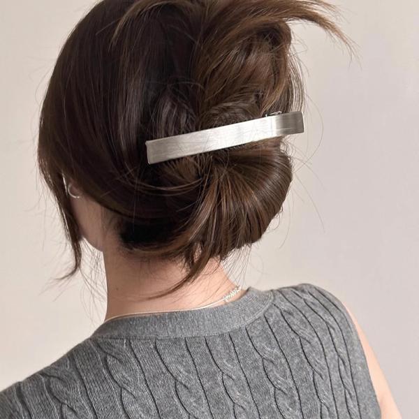ヘアピン ダッカール くちばしクリップ ヘアクリップ  シンプル 上品 エレガント まとめ髪 アップ 普段使い 謝恩会 パーティー お呼ばれ レディース プレゼント