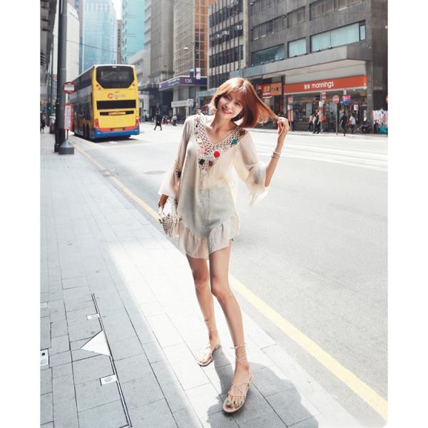 週末タイムセール ビーチウェア 3色 水着の上に着るビーチワンピース リゾートワンピース 水着と合わせて 日焼け防止 体型カバー 海 Jsファッション Buyee Buyee 日本の通販商品 オークションの代理入札 代理購入