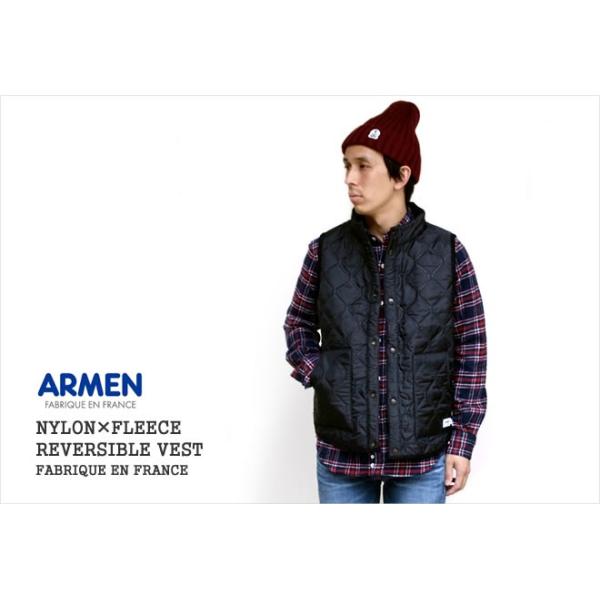 アーメン Armen ナイロン フリースリバーシブルベスト キルティングベスト Reversible Vest Nam9984 メンズ Buyee Buyee Japanese Proxy Service Buy From Japan Bot Online