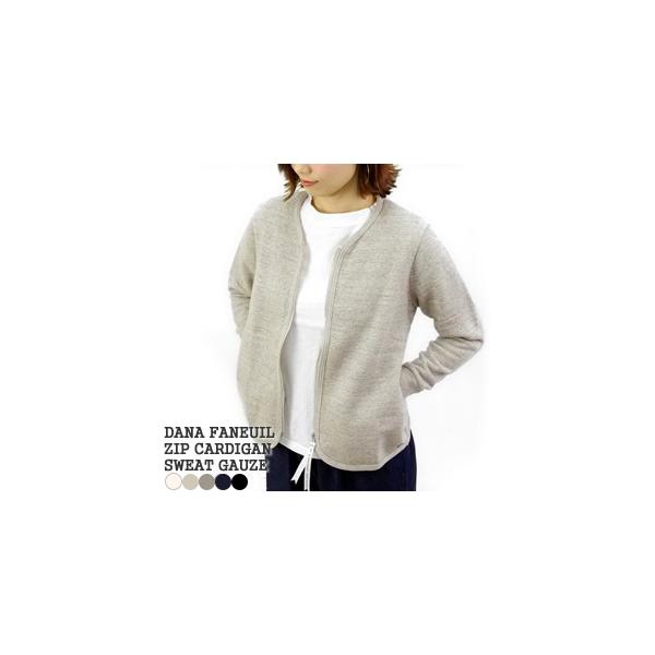 クーポンで20%OFF] ダナファヌル/DANA FANEUIL ノーカラージップ