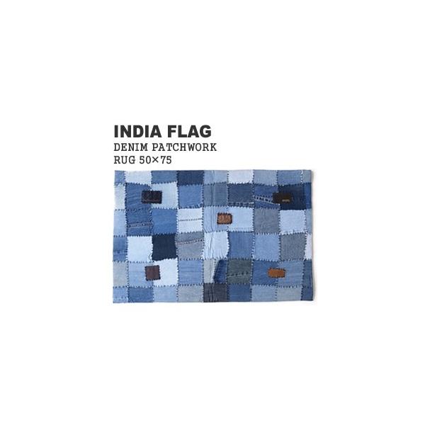 インディアフラッグ India Flag デニムパッチワークラグ50 75 リメイクラグマット 玄関マット Buyee Buyee บร การต วกลางจากญ ป น ซ อจากประเทศญ ป น