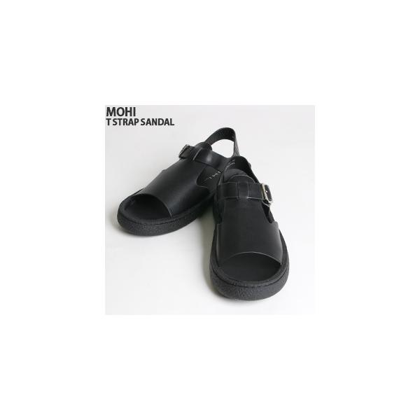 [クーポンで15%OFF]モヒ/MOHI Tストラップサンダル 靴 レザーサンダル フラットサンダル 牛革 T STRAP SANDAL 2-609-2601-SE レディース