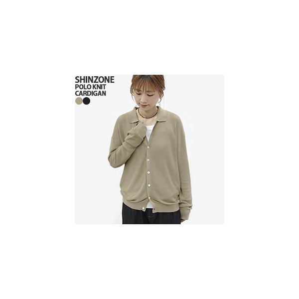 【THESHINZONE】21MMSNI03 ポロ長袖カーディガン THE SHINZONE（ザ シンゾーン） ザ シンゾーン カーディガン ポロ
